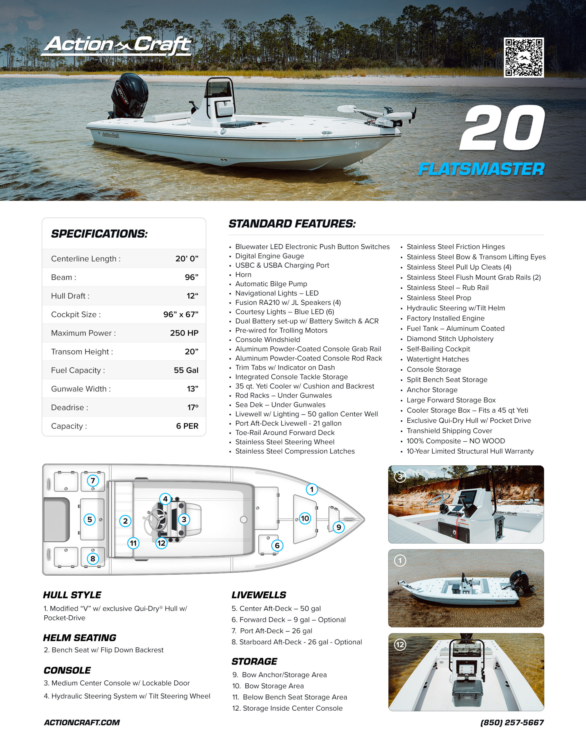 20 Flats Spec Sheet